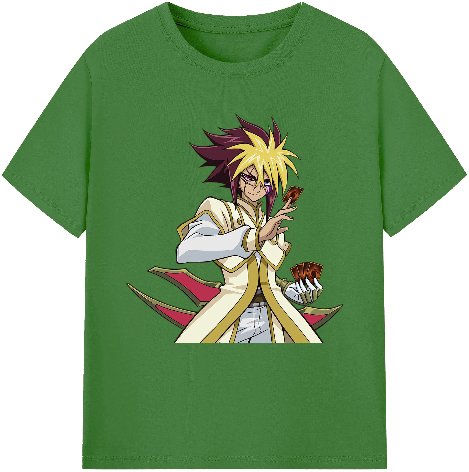 （画像用） 遊☆戯☆王 Yu-Gi-Oh! レディースカジュアルプリントTシャツ（綿100％）